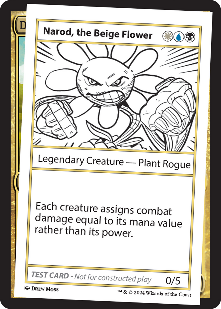 Narod, the Beige Flower [Mystery Booster 2 Playtest Cards] | Enigma On Main