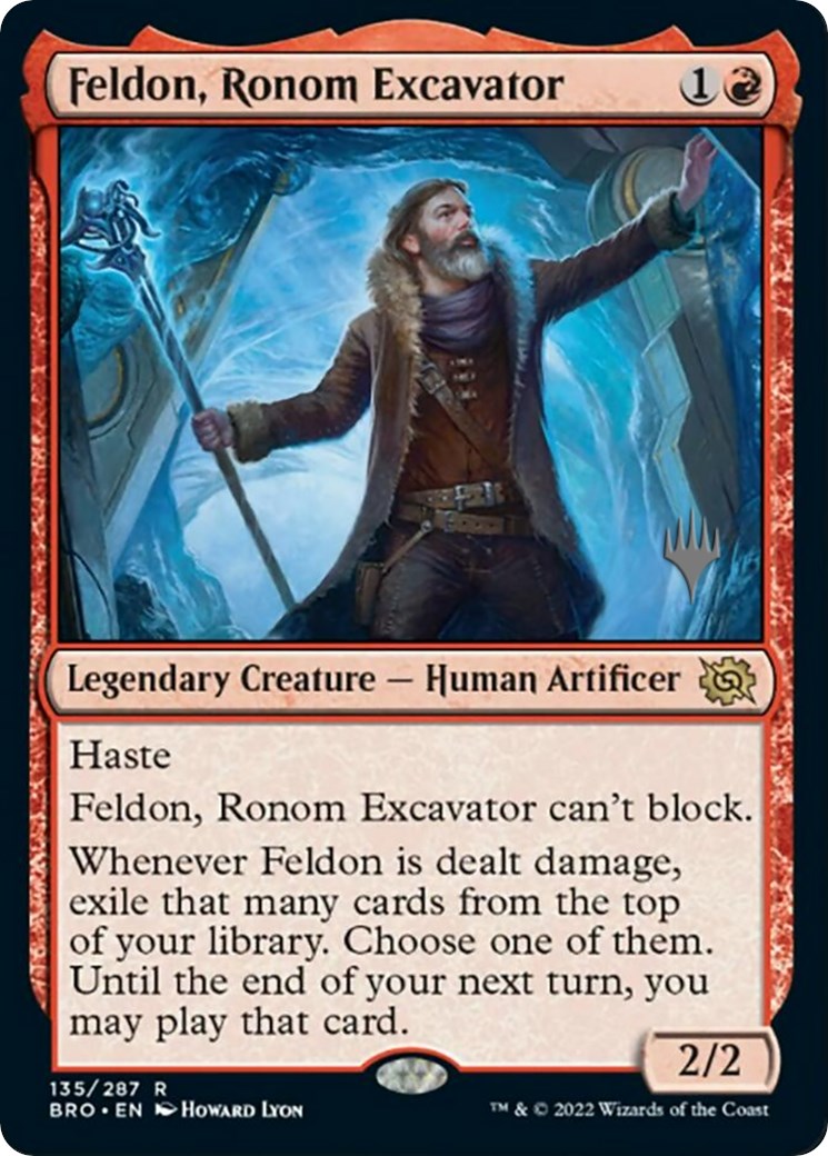 Feldon, Ronom Excavator (Promo Pack) [The Brothers' War Promos] | Enigma On Main