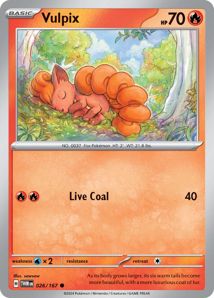 Vulpix (026/167) [Scarlet & Violet: Twilight Masquerade] | Enigma On Main