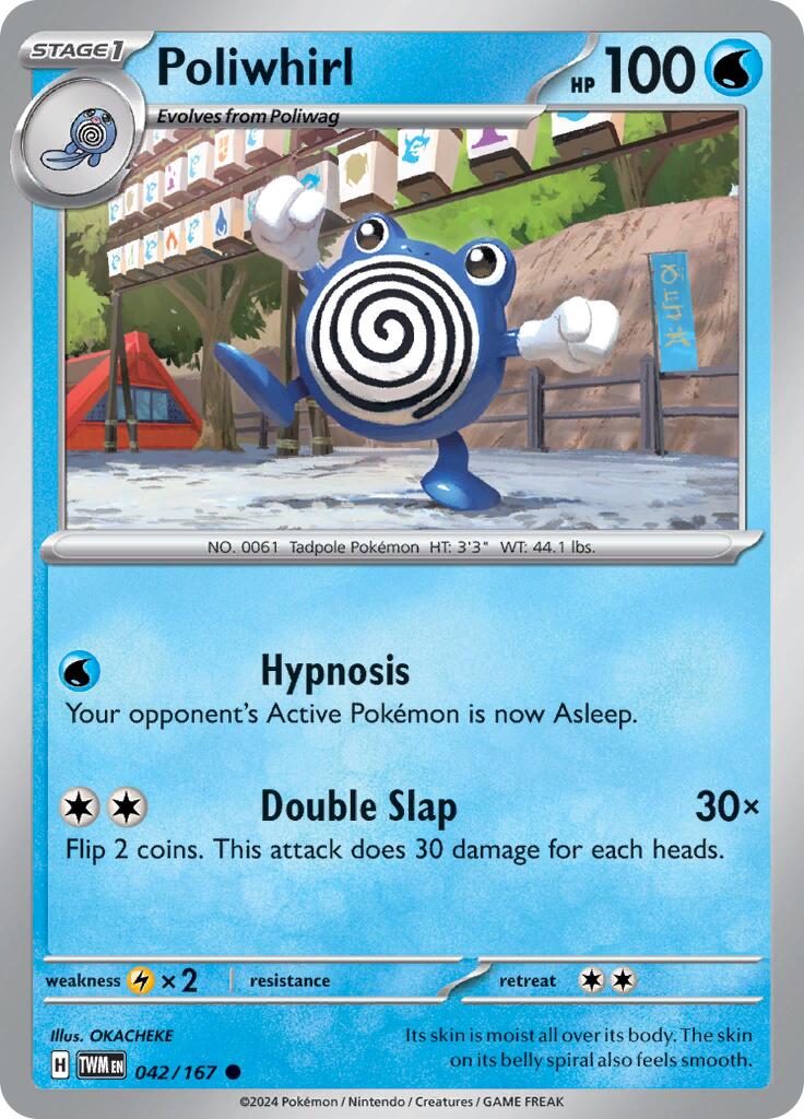 Poliwhirl (042/167) [Scarlet & Violet: Twilight Masquerade] | Enigma On Main