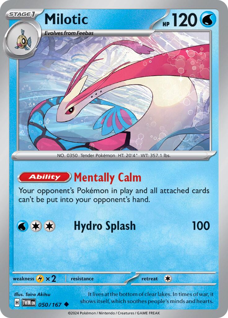 Milotic (050/167) [Scarlet & Violet: Twilight Masquerade] | Enigma On Main