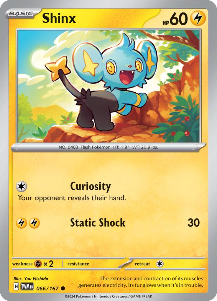 Shinx (066/167) [Scarlet & Violet: Twilight Masquerade] | Enigma On Main