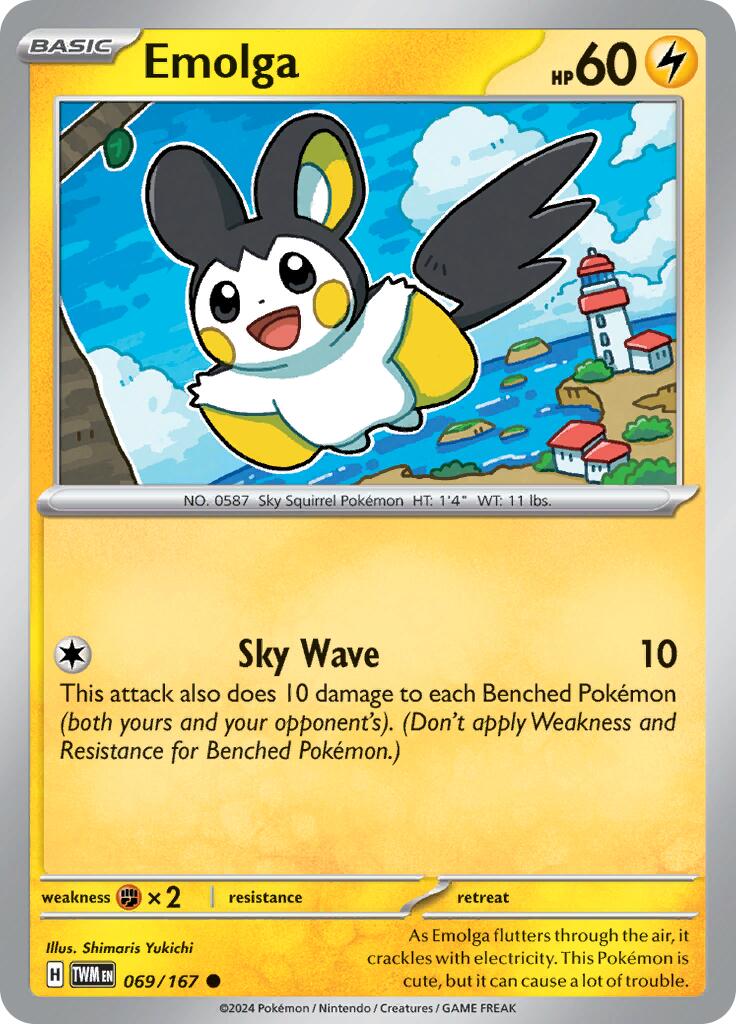 Emolga (069/167) [Scarlet & Violet: Twilight Masquerade] | Enigma On Main