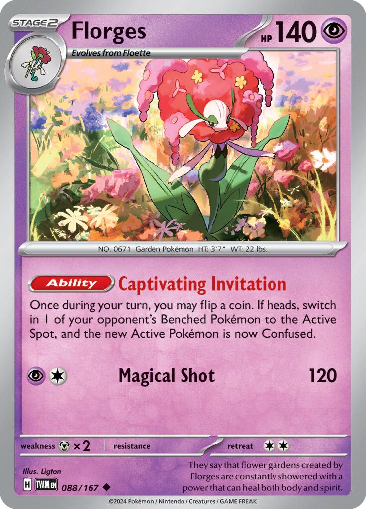 Florges (088/167) [Scarlet & Violet: Twilight Masquerade] | Enigma On Main