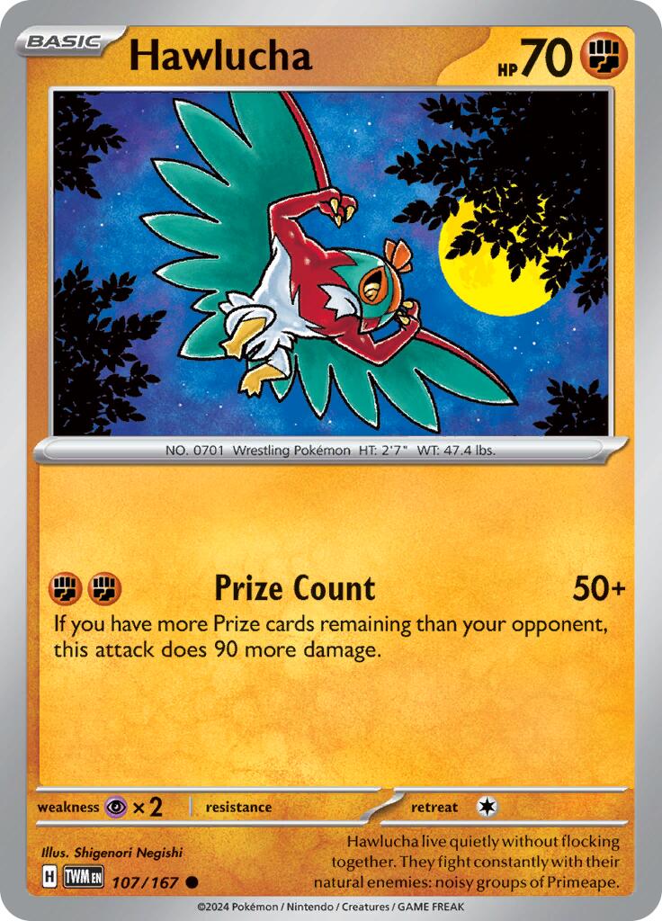 Hawlucha (107/167) [Scarlet & Violet: Twilight Masquerade] | Enigma On Main