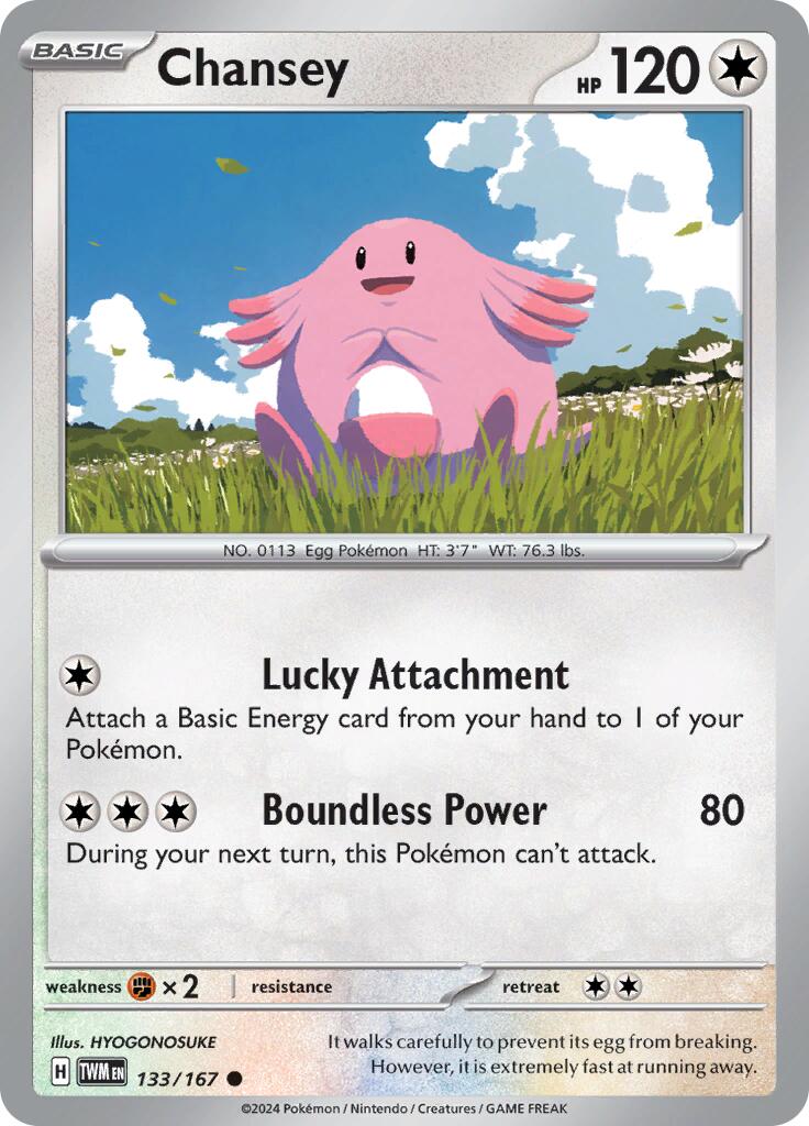 Chansey (133/167) [Scarlet & Violet: Twilight Masquerade] | Enigma On Main