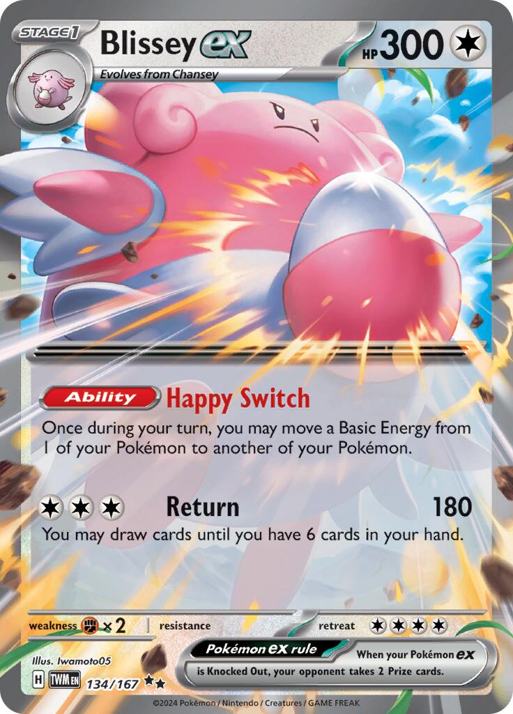 Blissey ex (134/167) [Scarlet & Violet: Twilight Masquerade] | Enigma On Main