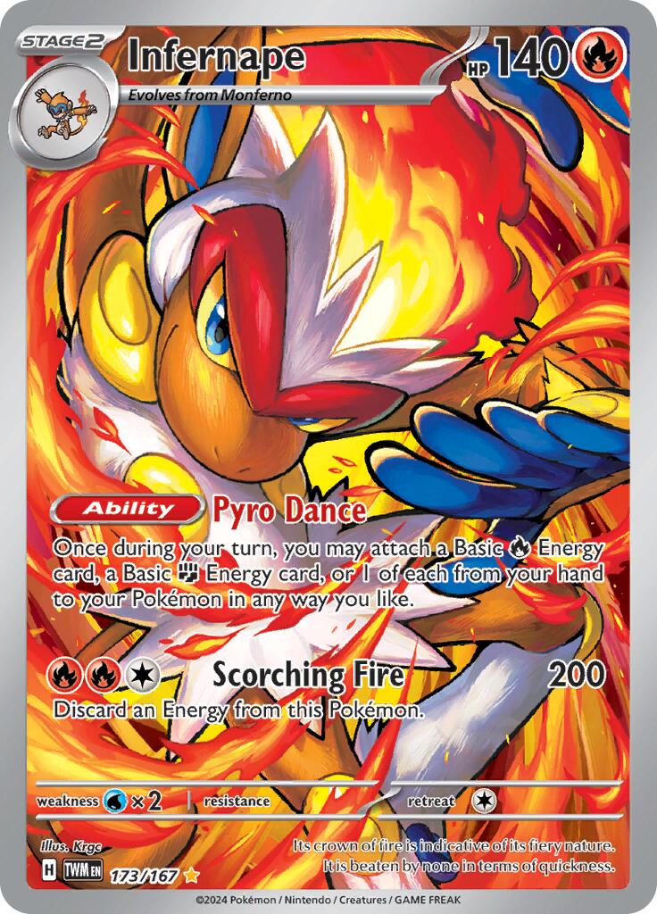 Infernape (173/167) [Scarlet & Violet: Twilight Masquerade] | Enigma On Main