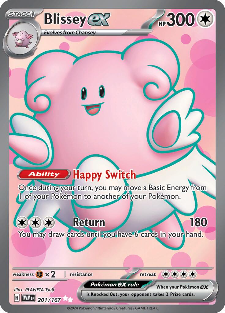 Blissey ex (201/167) [Scarlet & Violet: Twilight Masquerade] | Enigma On Main