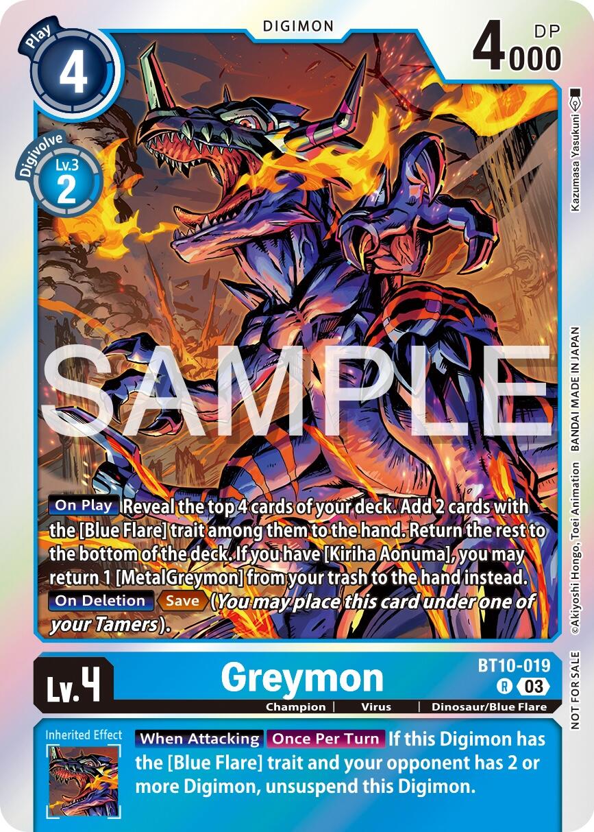 Greymon [BT10-019] (Official Tournament Vol.13 Winner Pack) [Xros Encounter Promos] | Enigma On Main