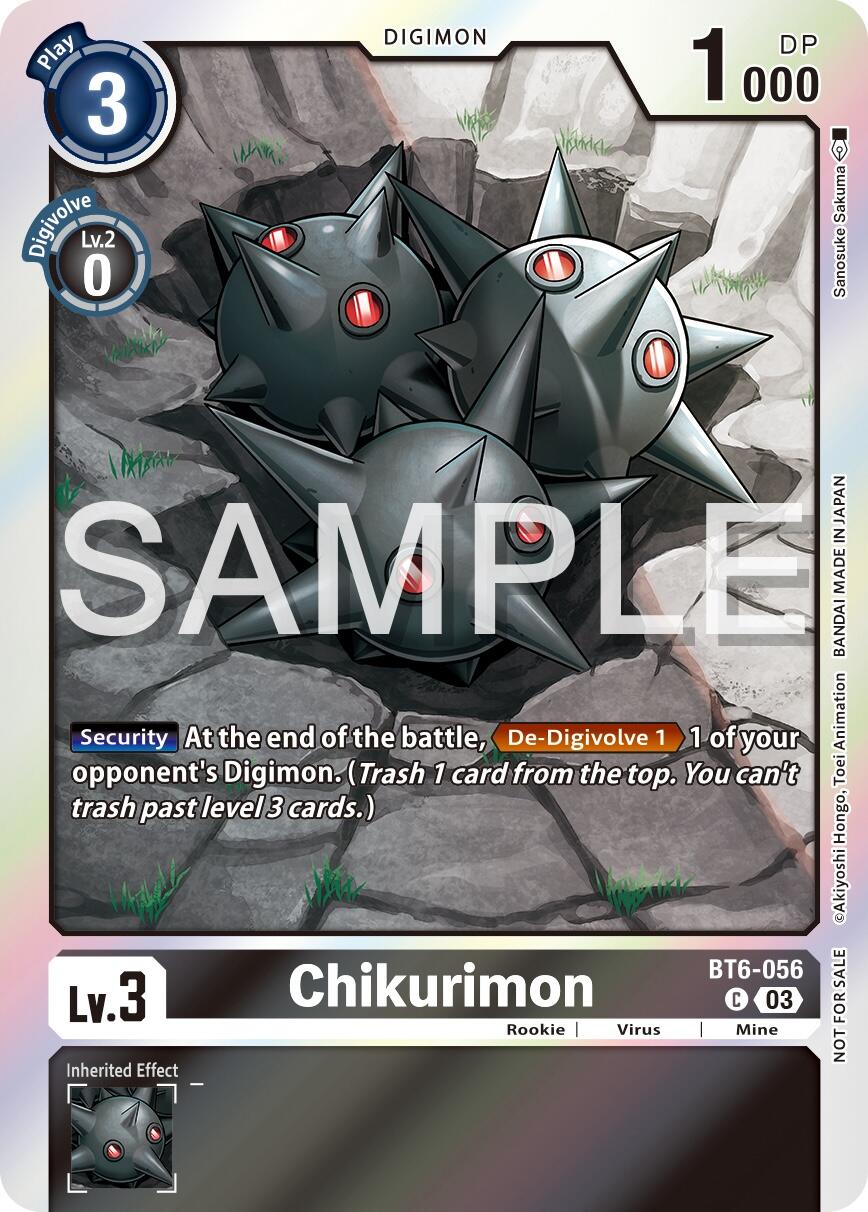 Chikurimon [BT6-056] (Official Tournament Vol.13 Winner Pack) [Double Diamond Promos] | Enigma On Main