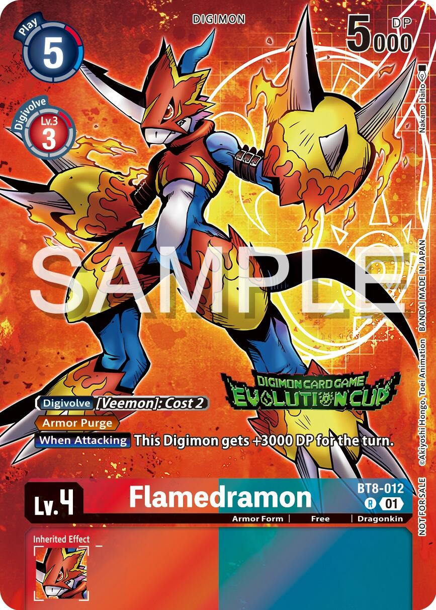 Flamedramon [BT8-012] (2024 Evolution Cup) [New Awakening Promos] | Enigma On Main