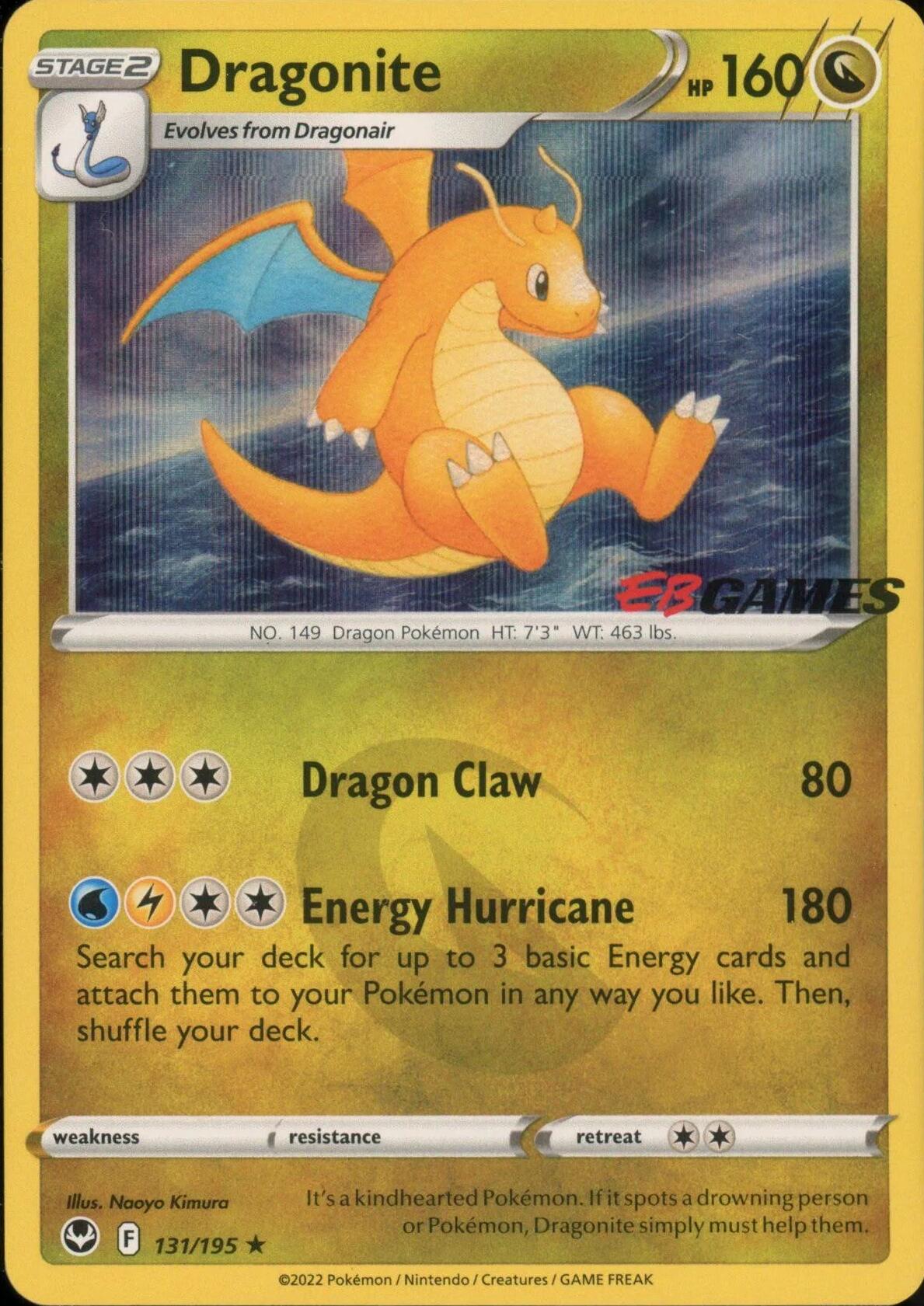 Dragonite (131/195) (EB Games Exclusive) [Miscellaneous Cards] | Enigma On Main