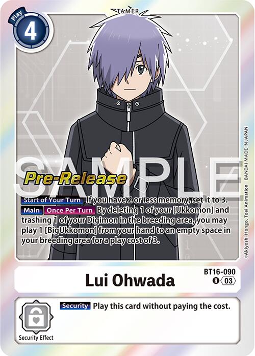 Lui Ohwada [BT16-090] [Beginning Observer Pre-Release Promos] | Enigma On Main