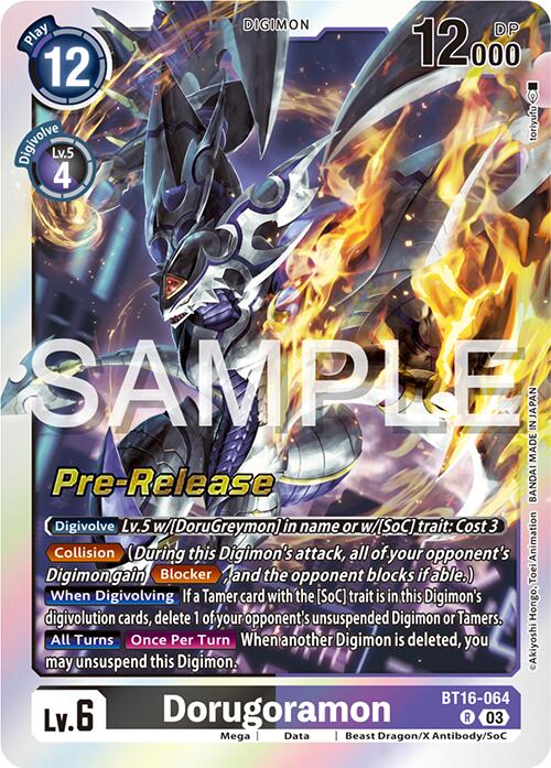 Dorugoramon [BT16-064] [Beginning Observer Pre-Release Promos] | Enigma On Main