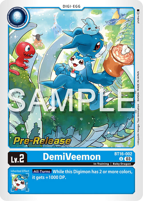 DemiVeemon [BT16-002] [Beginning Observer Pre-Release Promos] | Enigma On Main