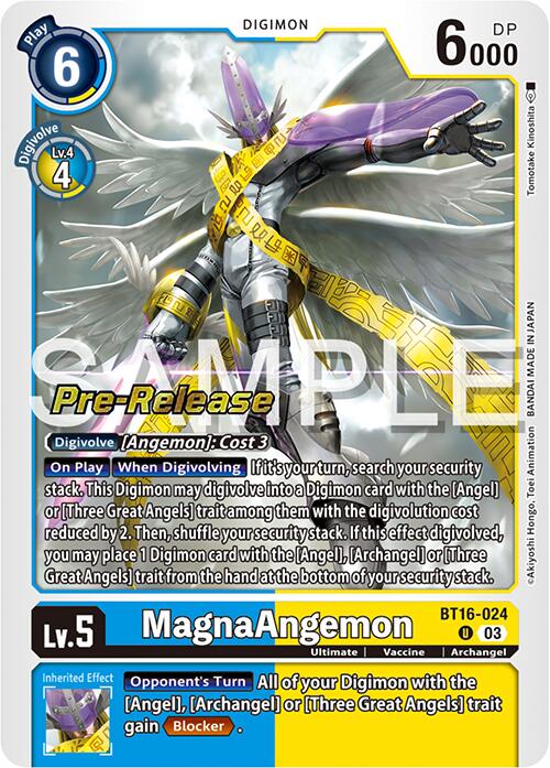 MagnaAngemon [BT16-024] [Beginning Observer Pre-Release Promos] | Enigma On Main