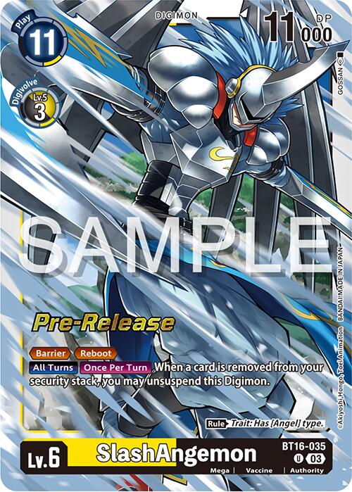 SlashAngemon [BT16-035] [Beginning Observer Pre-Release Promos] | Enigma On Main