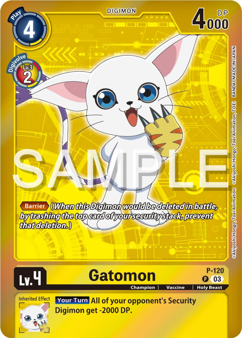 Gatomon [P-120] - P-120 (Digimon Adventure Box 2024) [Promotional Cards] | Enigma On Main