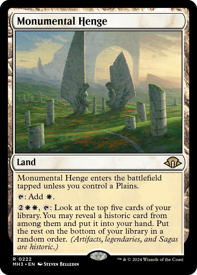 Monumental Henge [Modern Horizons 3] | Enigma On Main