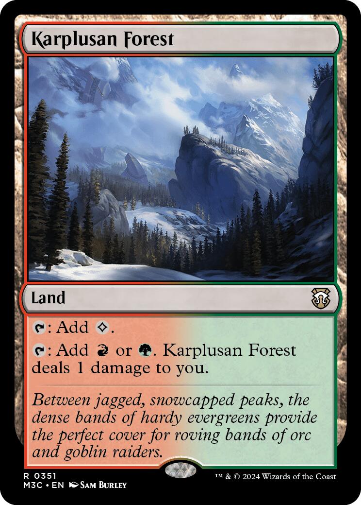 Karplusan Forest [Modern Horizons 3 Commander] | Enigma On Main