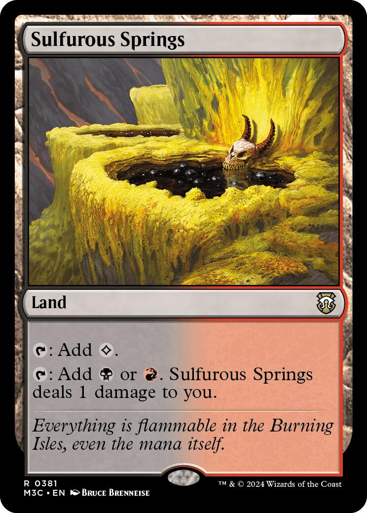 Sulfurous Springs [Modern Horizons 3 Commander] | Enigma On Main