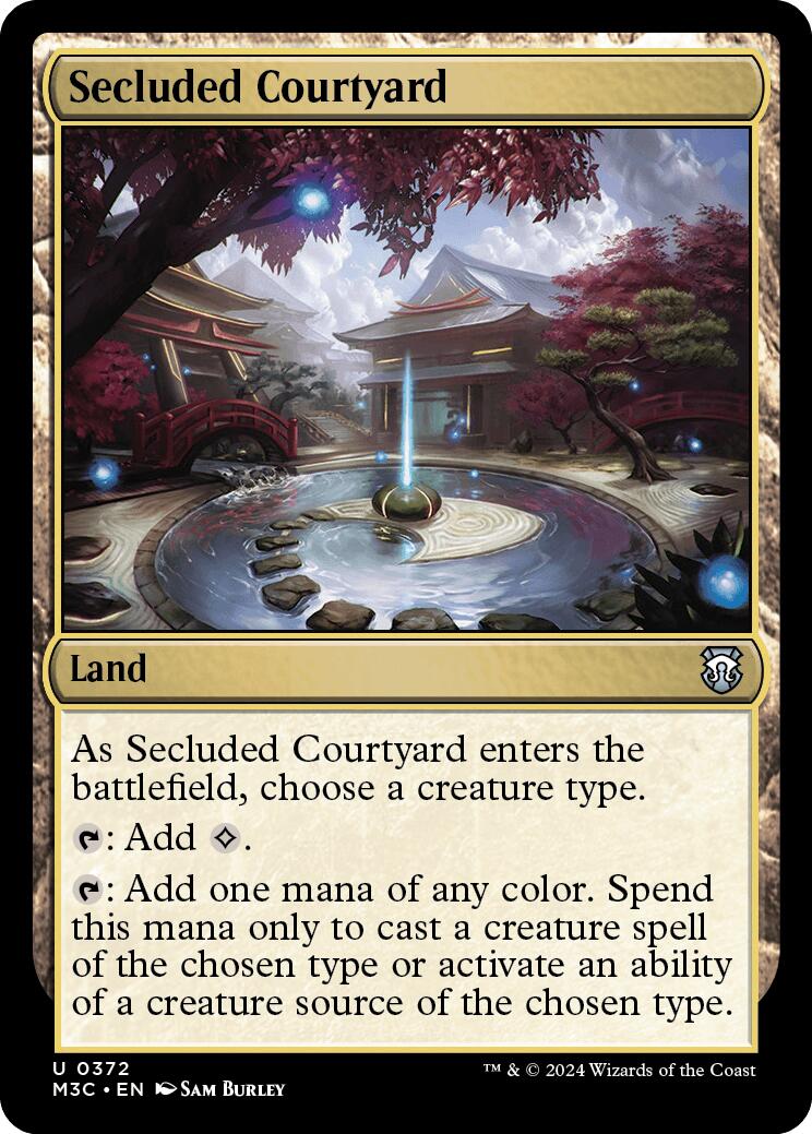 Secluded Courtyard [Modern Horizons 3 Commander] | Enigma On Main