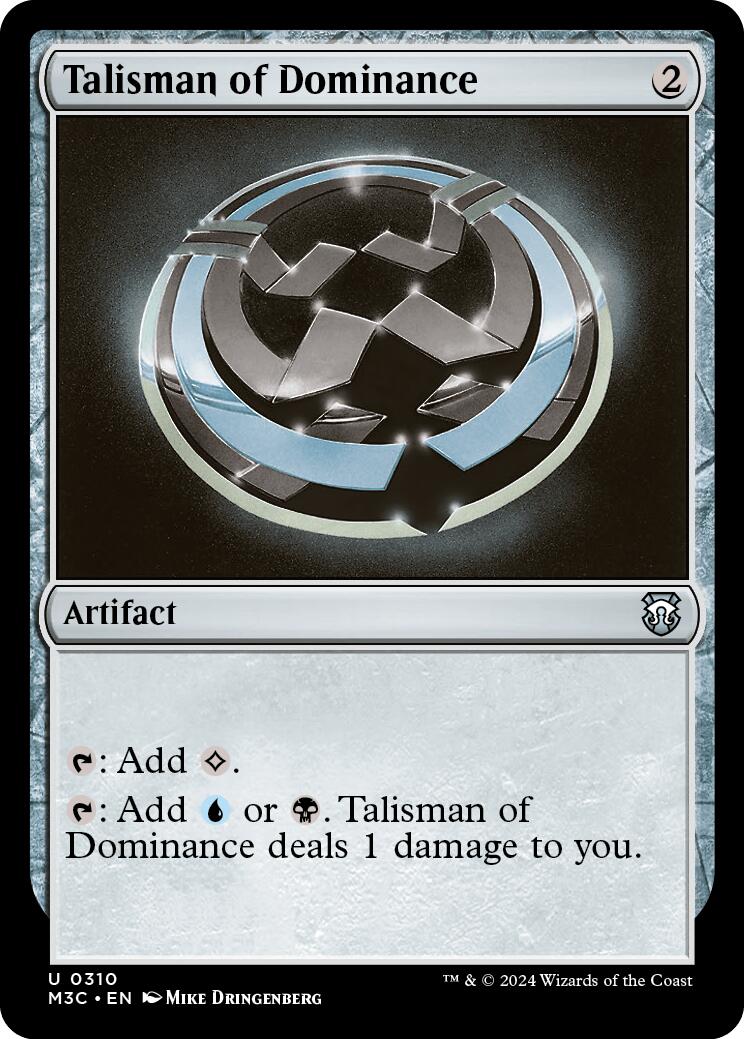 Talisman of Dominance [Modern Horizons 3 Commander] | Enigma On Main