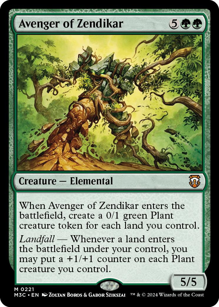 Avenger of Zendikar [Modern Horizons 3 Commander] | Enigma On Main