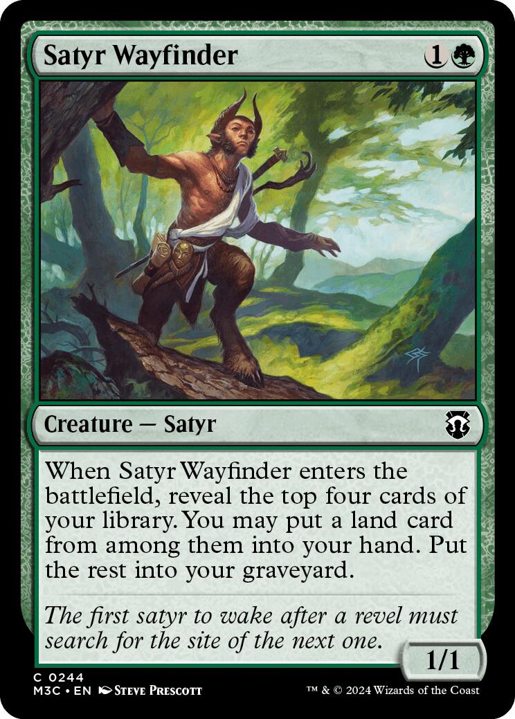 Satyr Wayfinder [Modern Horizons 3 Commander] | Enigma On Main