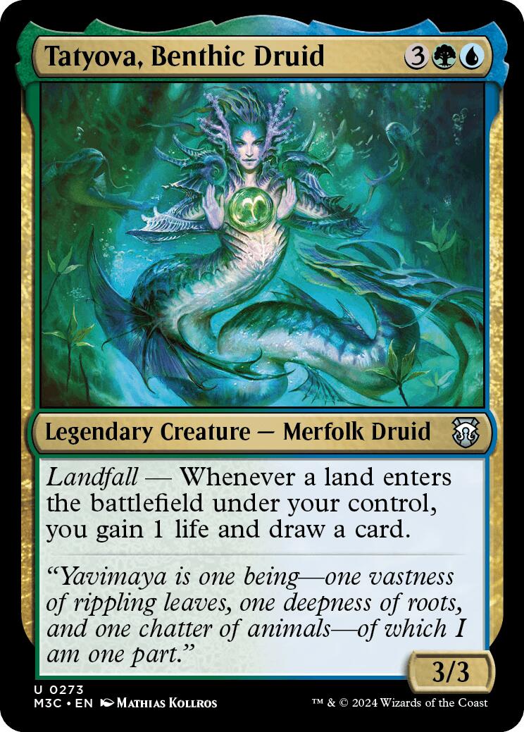 Tatyova, Benthic Druid [Modern Horizons 3 Commander] | Enigma On Main