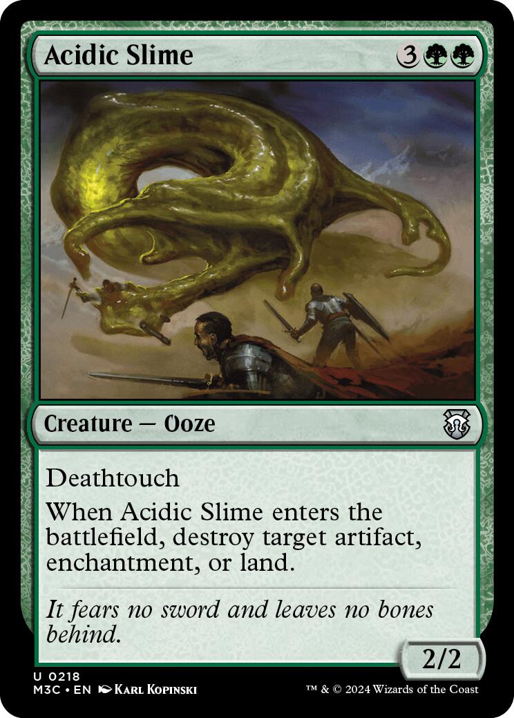 Acidic Slime [Modern Horizons 3 Commander] | Enigma On Main