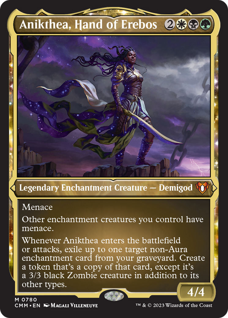 Anikthea, Hand of Erebos (Display Commander) (Foil Etched) [Commander Masters] | Enigma On Main