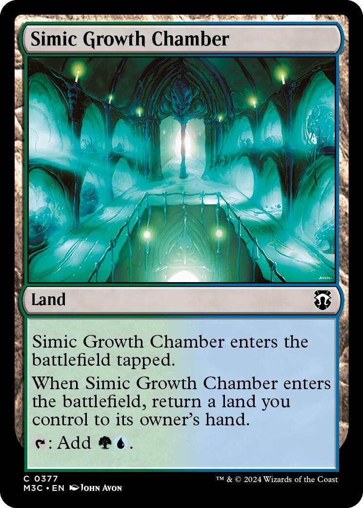 Simic Growth Chamber [Modern Horizons 3 Commander] | Enigma On Main