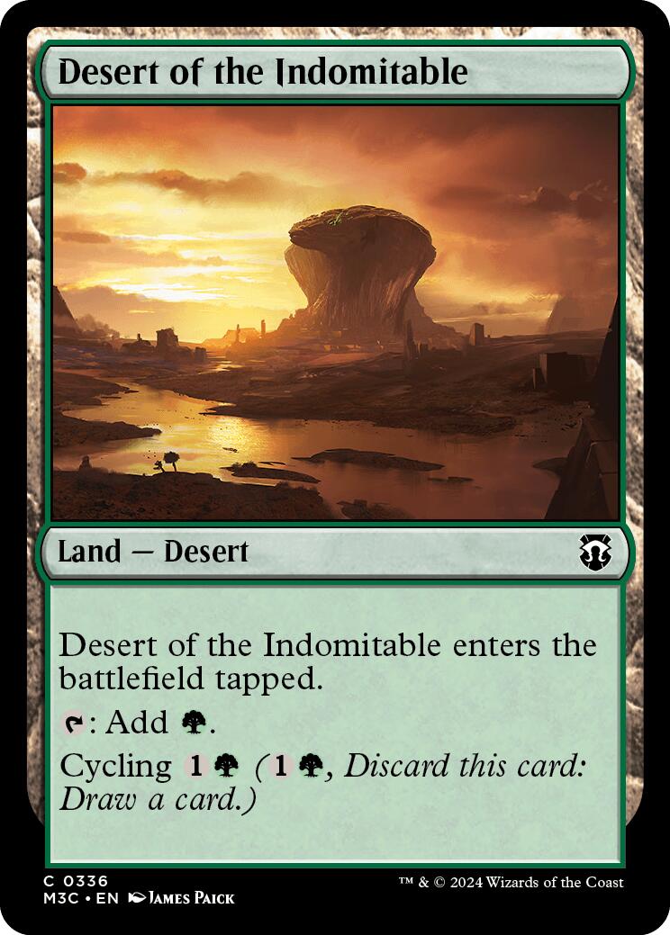 Desert of the Indomitable [Modern Horizons 3 Commander] | Enigma On Main