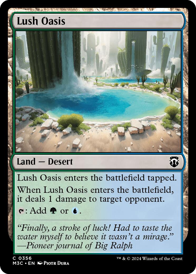 Lush Oasis [Modern Horizons 3 Commander] | Enigma On Main