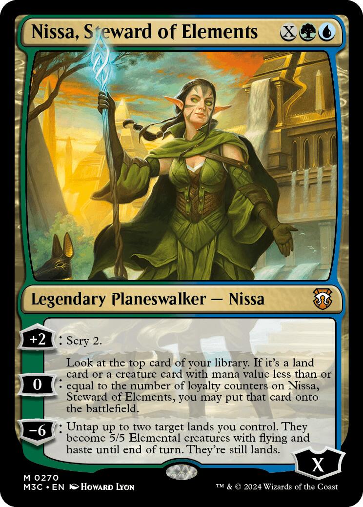 Nissa, Steward of Elements [Modern Horizons 3 Commander] | Enigma On Main