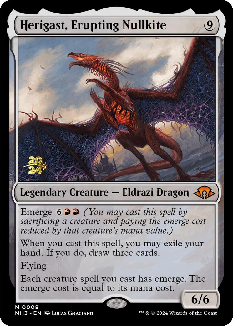 Herigast, Erupting Nullkite [Modern Horizons 3 Prerelease Promos] | Enigma On Main