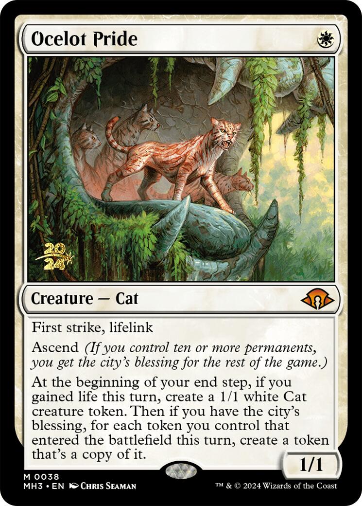 Ocelot Pride [Modern Horizons 3 Prerelease Promos] | Enigma On Main