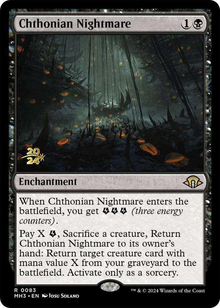 Chthonian Nightmare [Modern Horizons 3 Prerelease Promos] | Enigma On Main