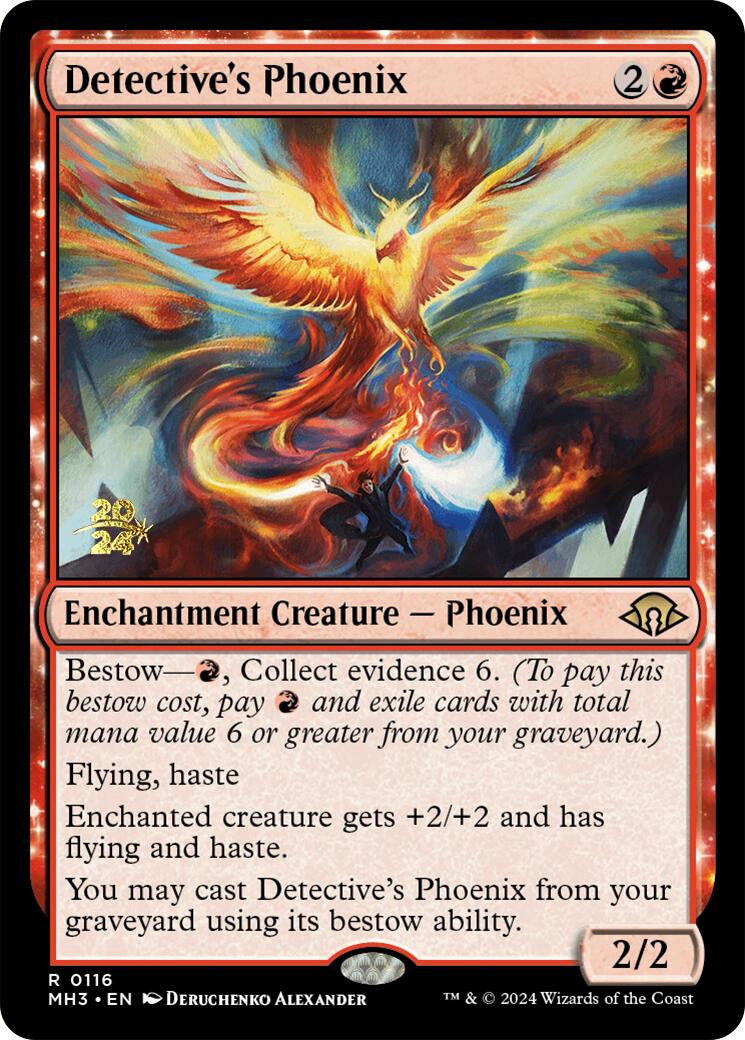 Detective's Phoenix [Modern Horizons 3 Prerelease Promos] | Enigma On Main