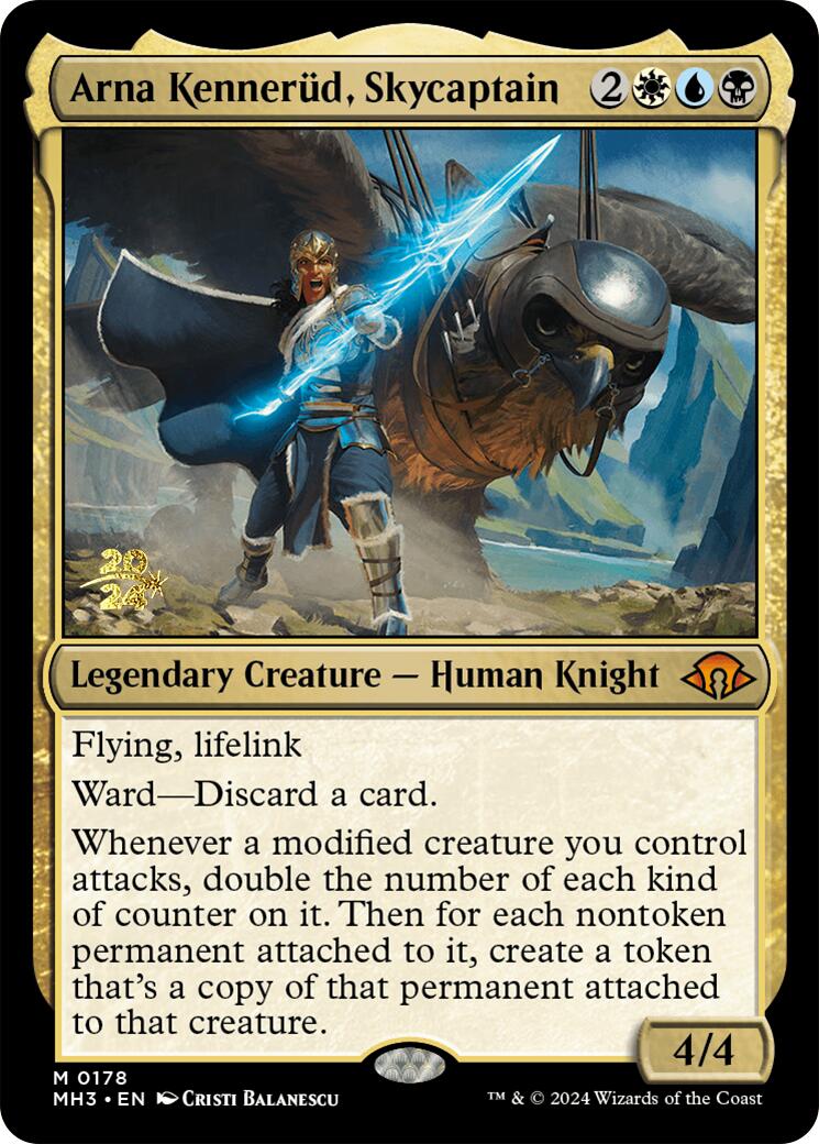 Arna Kennerud, Skycaptain [Modern Horizons 3 Prerelease Promos] | Enigma On Main