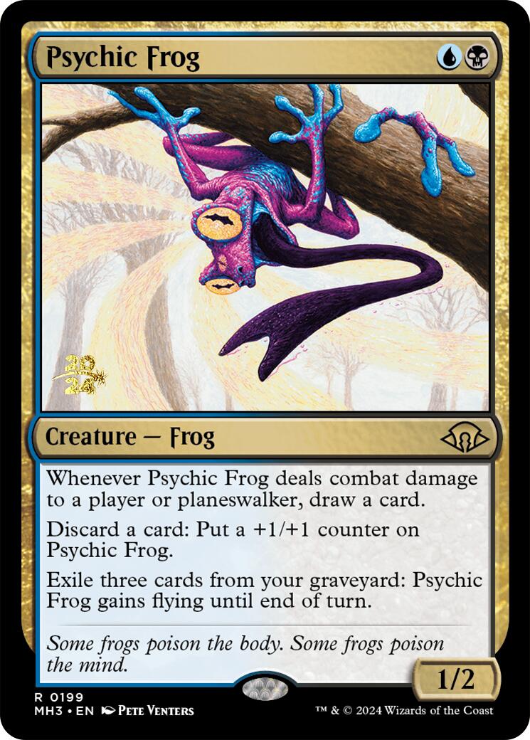 Psychic Frog [Modern Horizons 3 Prerelease Promos] | Enigma On Main