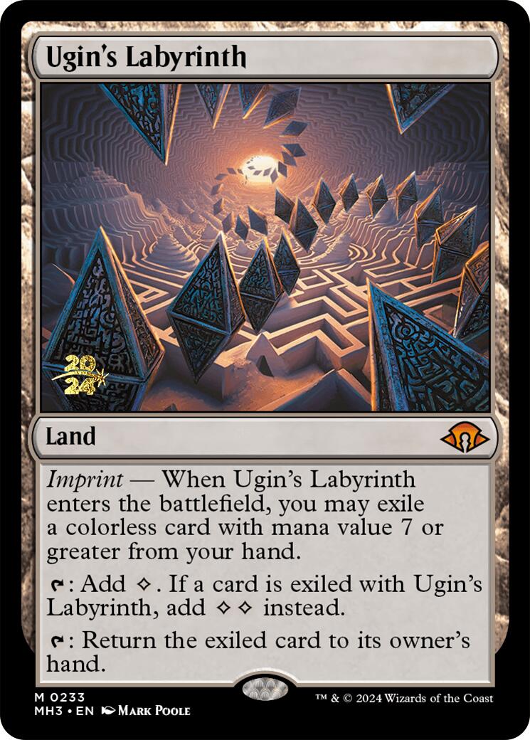 Ugin's Labyrinth [Modern Horizons 3 Prerelease Promos] | Enigma On Main