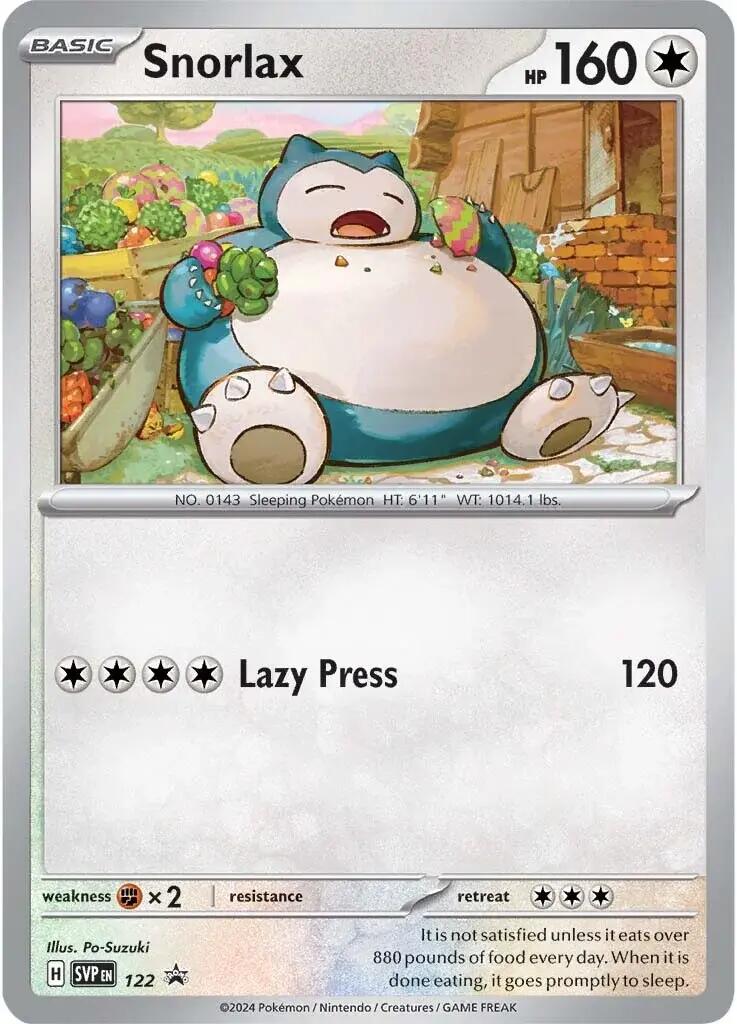 Snorlax (122) [Scarlet & Violet: Black Star Promos] | Enigma On Main