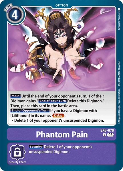 Phantom Pain [EX6-070] [Infernal Ascension] | Enigma On Main
