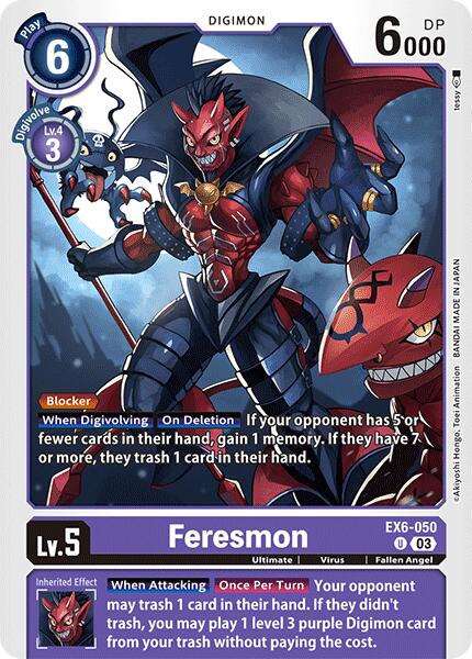 Feresmon [EX6-050] [Infernal Ascension] | Enigma On Main