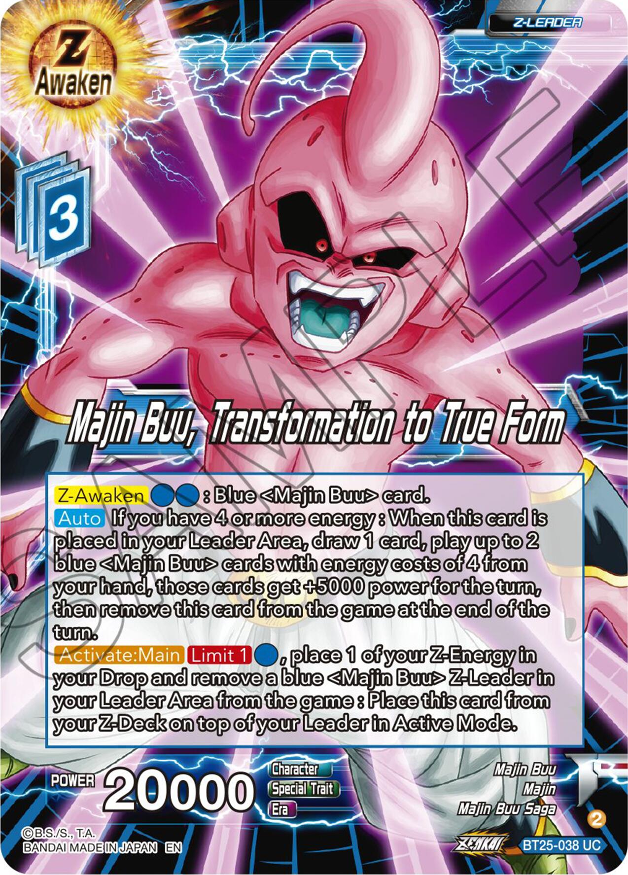 Majin Buu, Transformation to True Form (BT25-038) [Legend of the Dragon Balls] | Enigma On Main