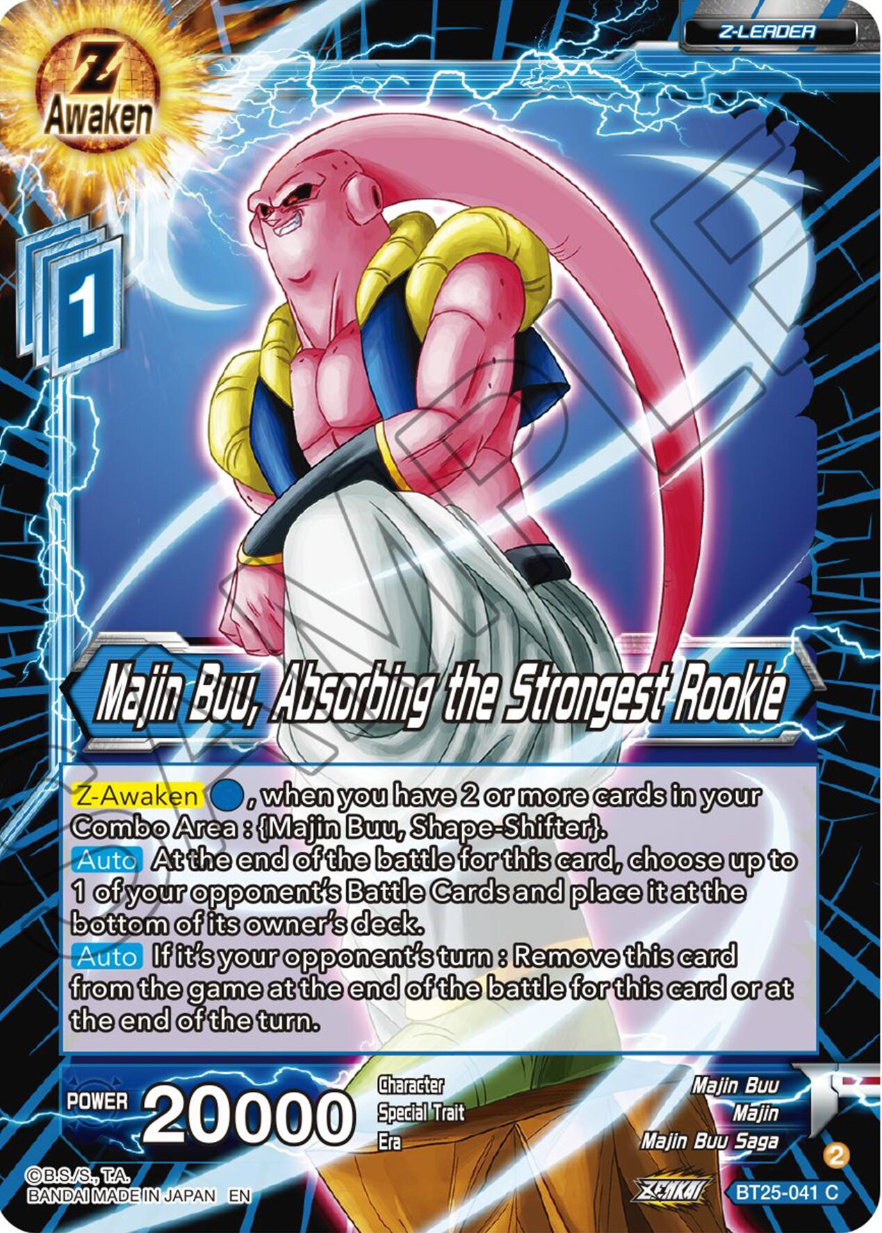 Majin Buu, Absorbing the Strongest Rookie (BT25-041) [Legend of the Dragon Balls] | Enigma On Main