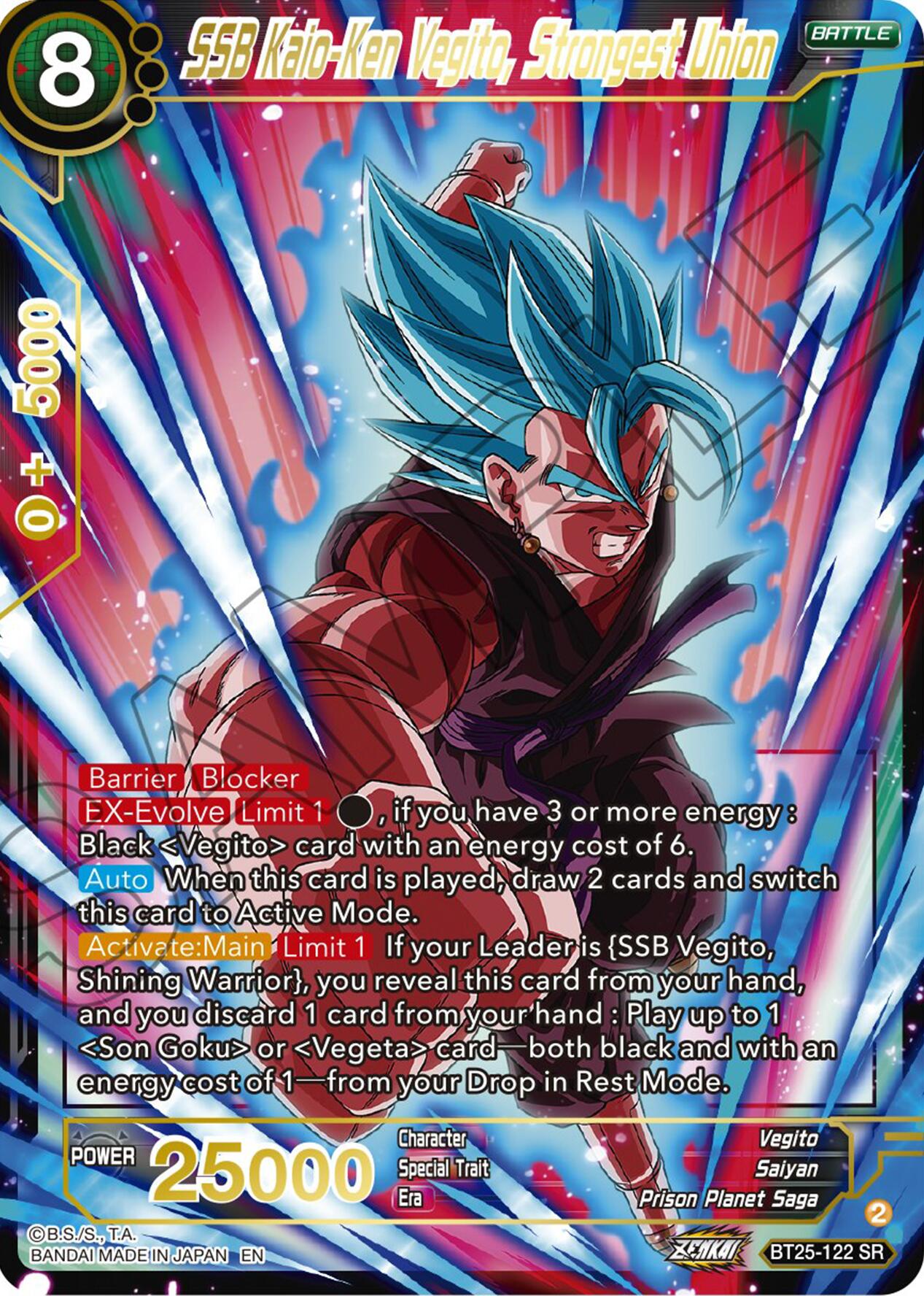 SSB Kaio-Ken Vagito, Strongest Union (BT25-122) [Legend of the Dragon Balls] | Enigma On Main